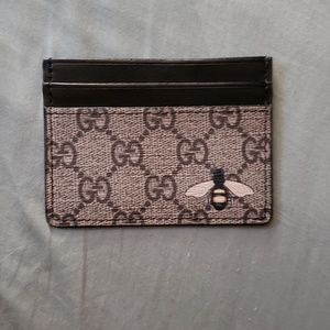Gucci GG Card Holder Unisex Bee